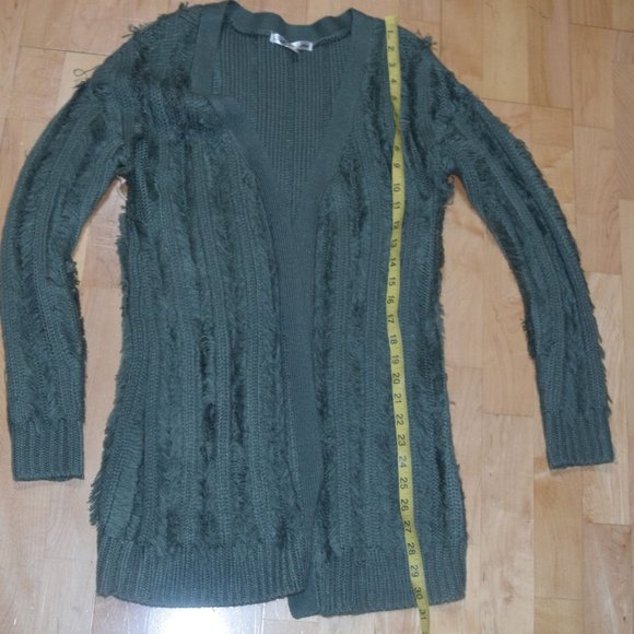 CLOSET SPACE Women's Sz XS Light Sage Soft Sweater Cardigan - LIKE NEW - Picture 5 of 6